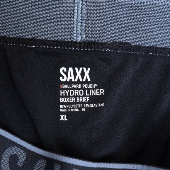 SAXX DropTemp Cooling Hydro Swim Boxer Brief Liner 5" XL - Picture 5 of 14